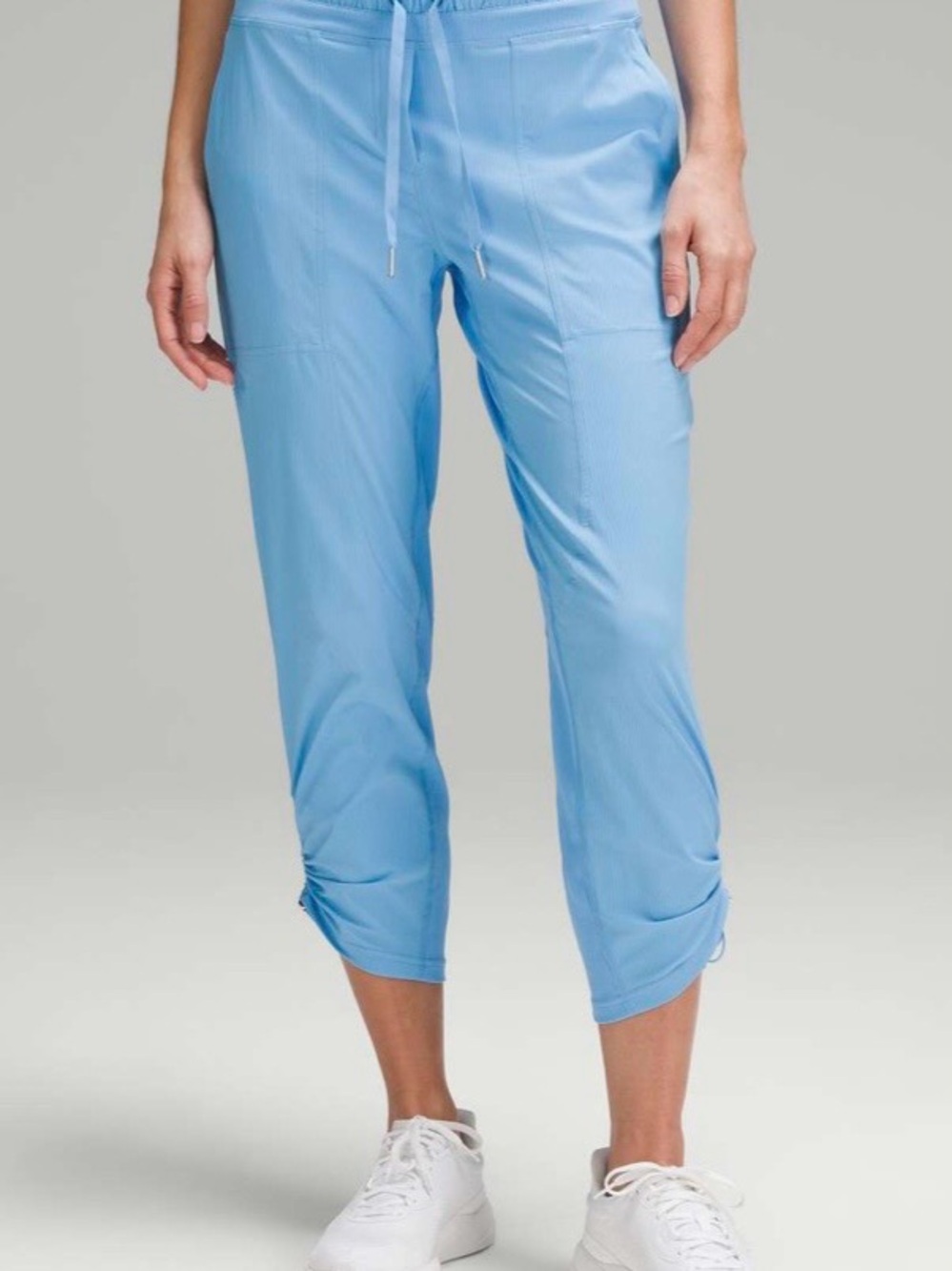 Light Blue Women’s Lululemon Cropped Dance Studio Jogger - NWT.